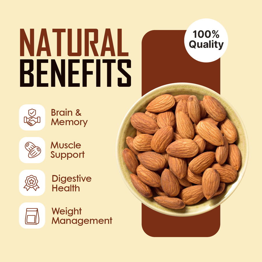 Almonds (Badam) - Buy California Raw Almonds