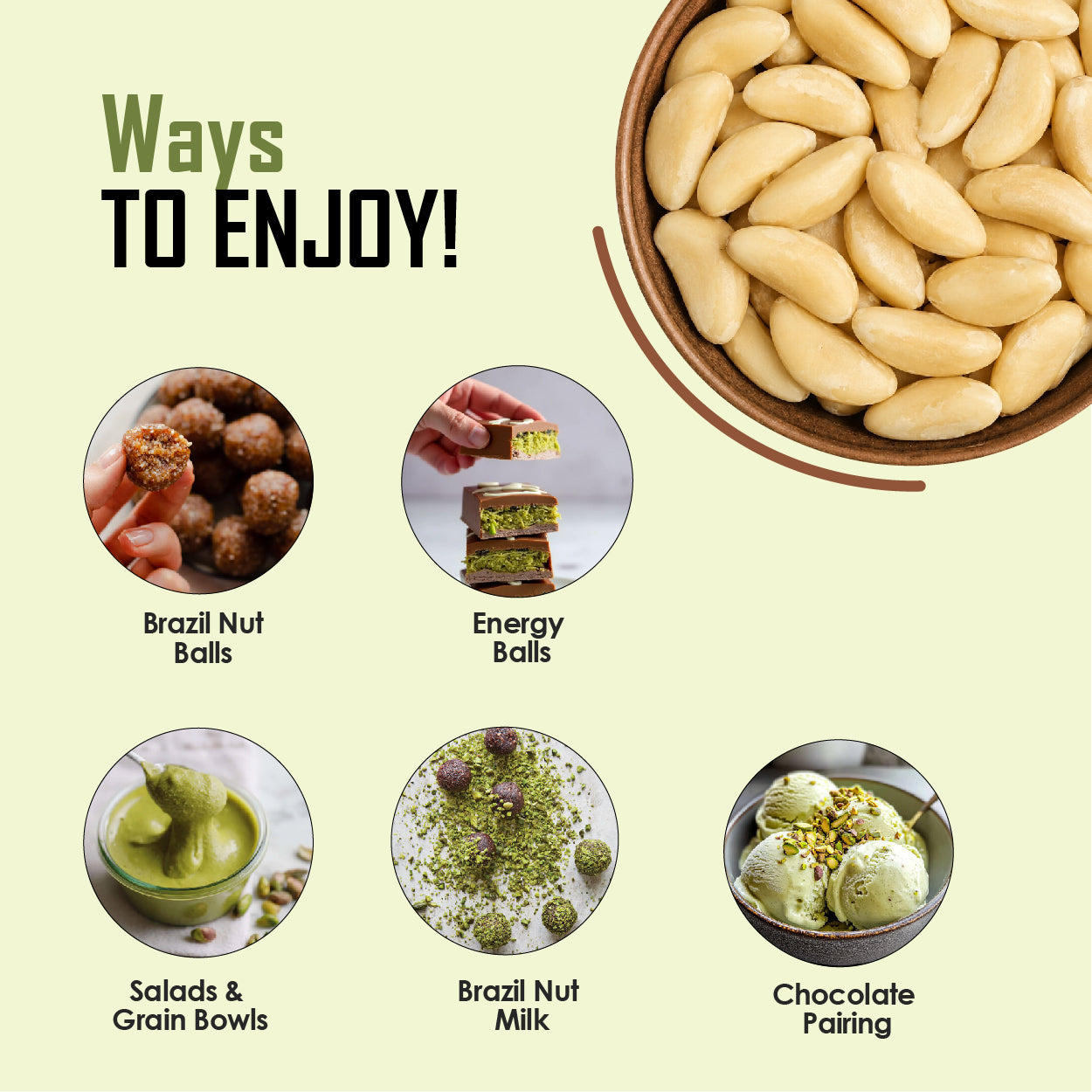 Brazil Nuts - Buy Raw & Organic Brazil Nuts Online
