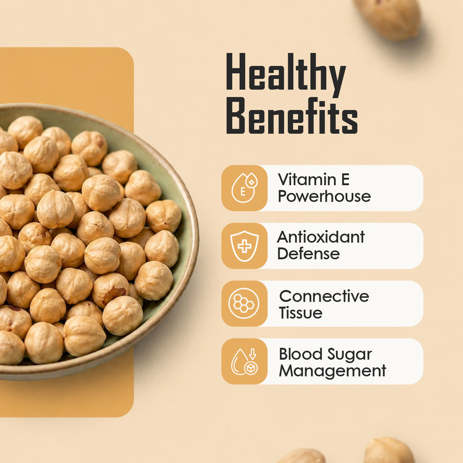 Hazelnuts (Filberts) - Premium Hazelnut Dry Fruit | Buy Hazelnuts