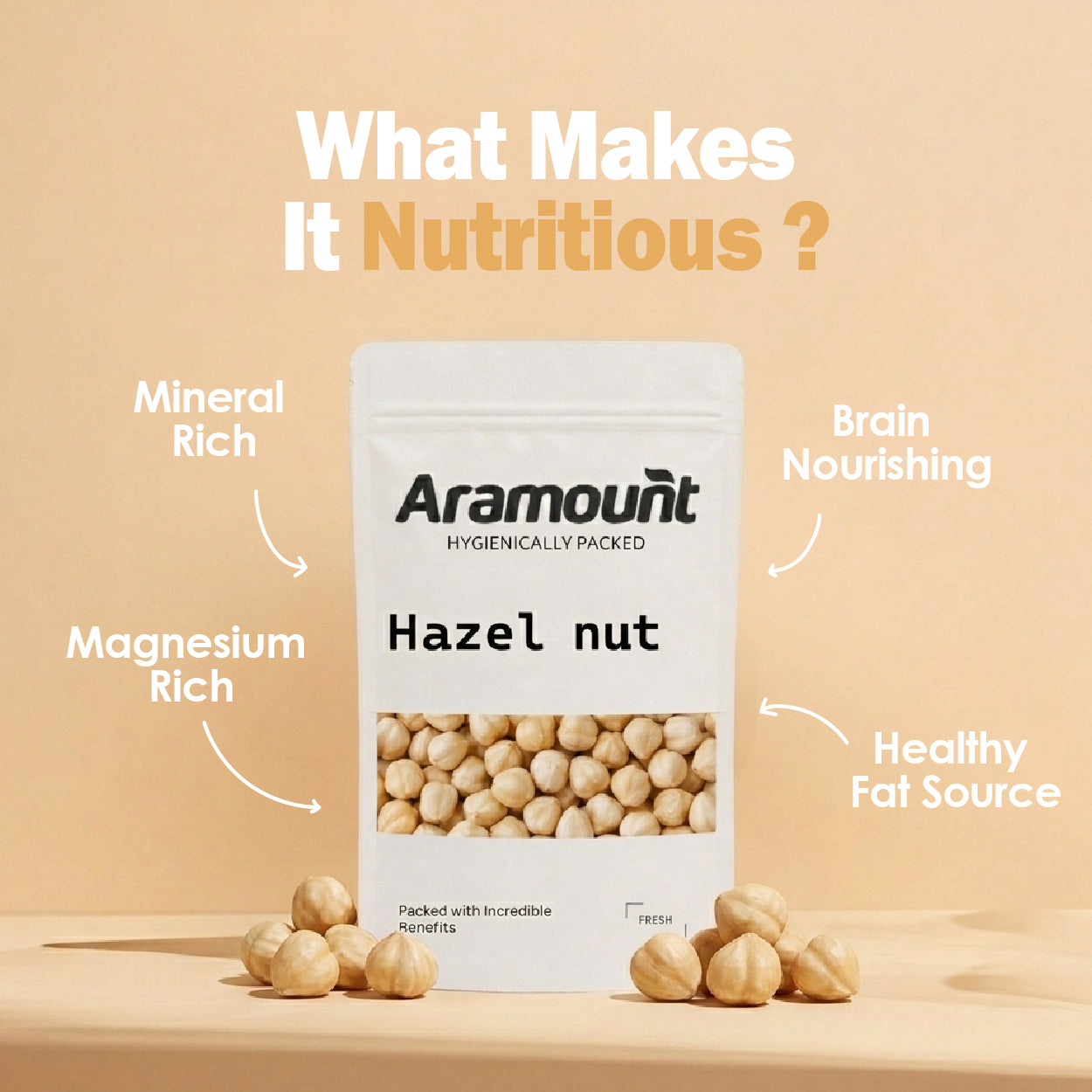 Hazelnuts (Filberts) - Premium Hazelnut Dry Fruit | Buy Hazelnuts