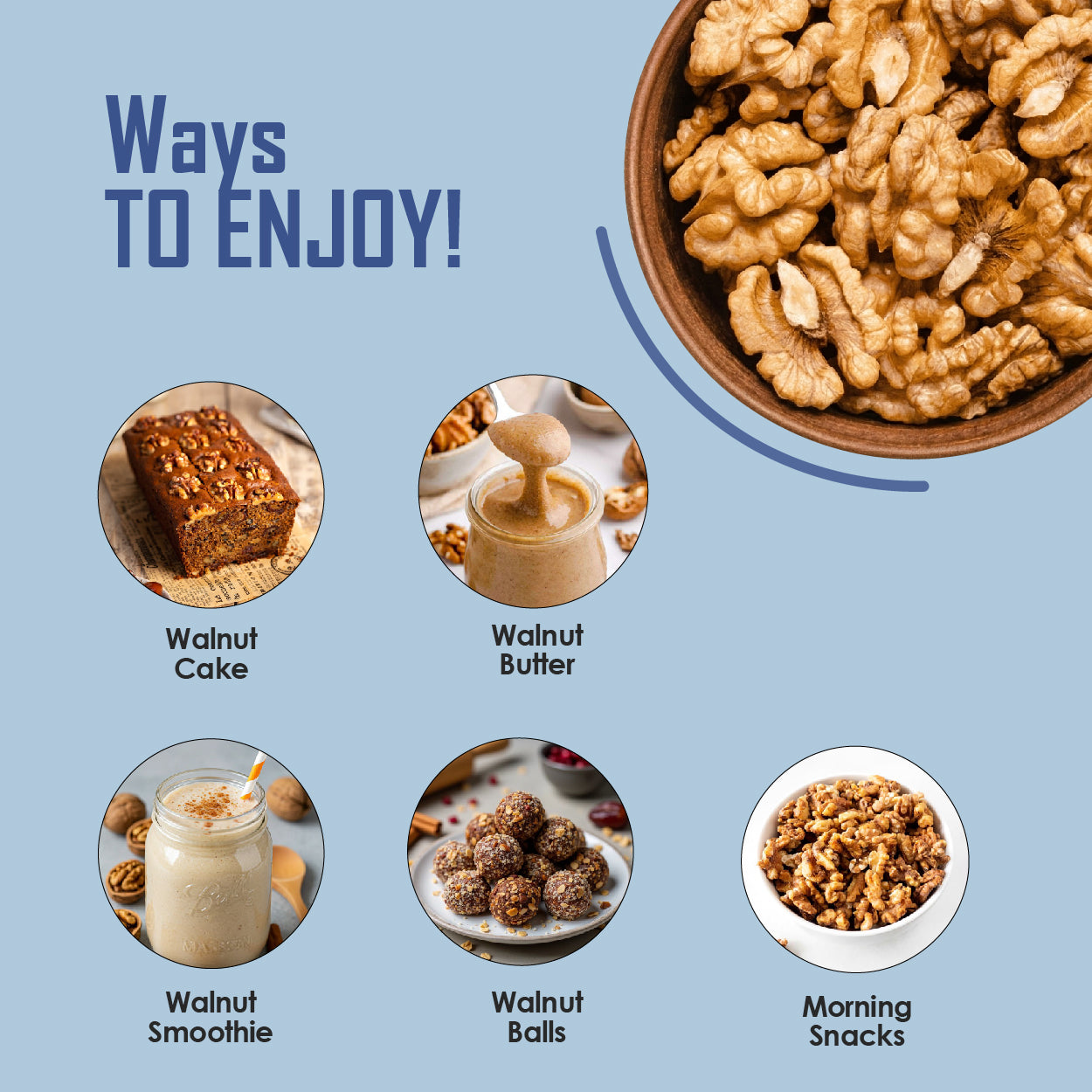 Walnut Kernels - Buy Premium Shelled Walnuts (Without Shell)