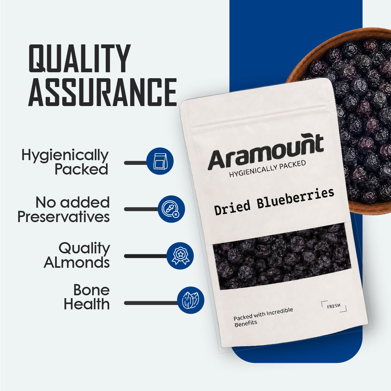 Dried Blueberries - Buy Premium Blueberry Dry Fruit