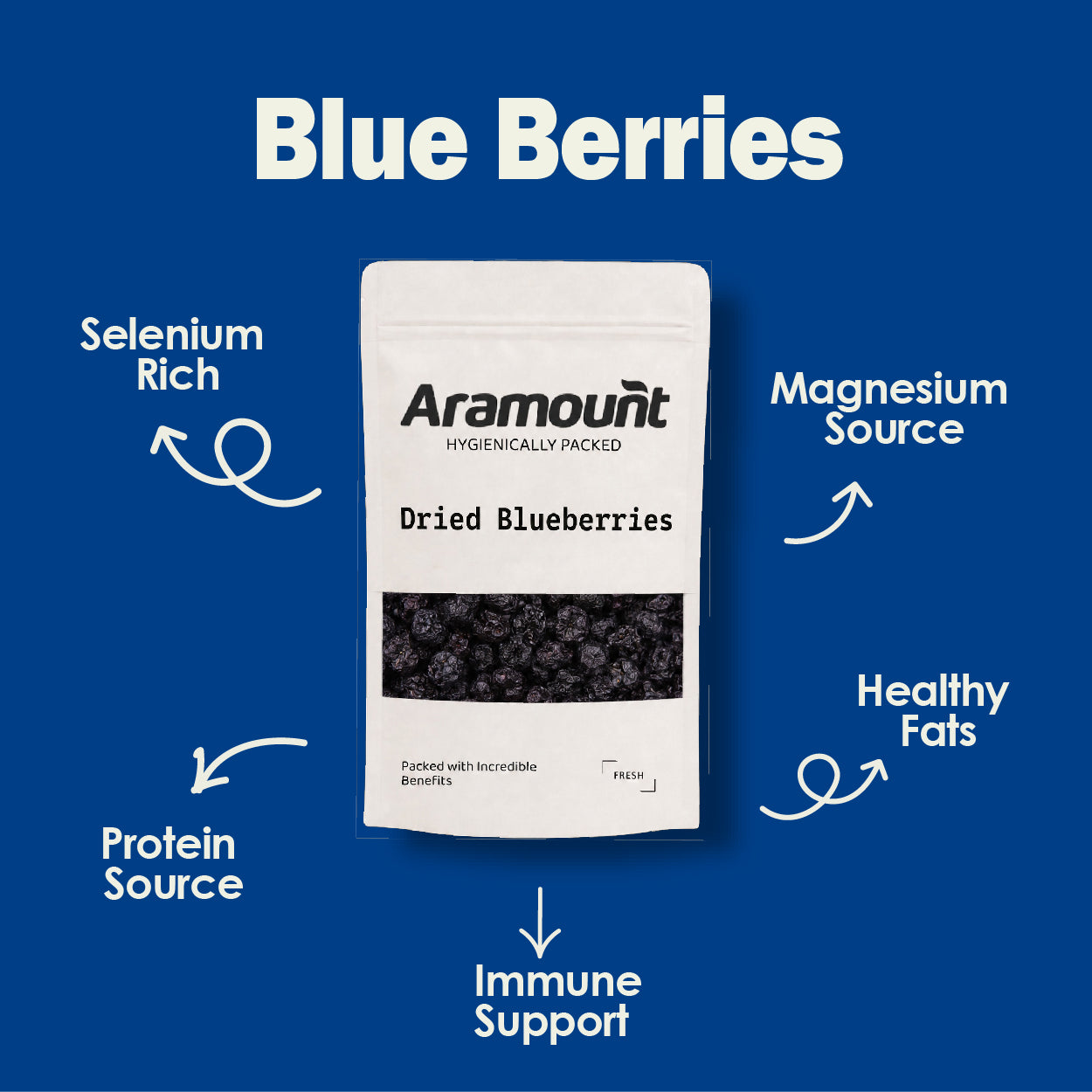 Dried Blueberries - Buy Premium Blueberry Dry Fruit
